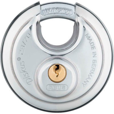 ABUS Steel Buffo Diskus Padlock 28/70 KA Keyed Alike - Pkg Qty 6