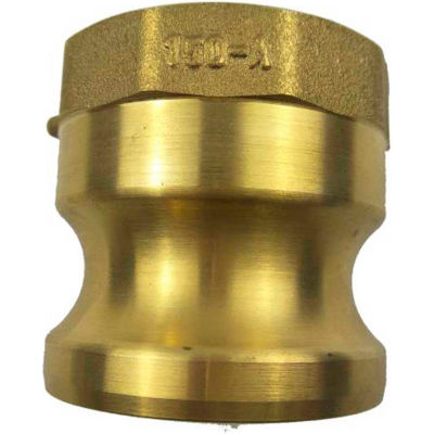 3/4" Brass Type A Adapter with Threaded NPT Female End
