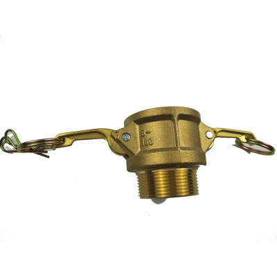 1/2" Brass Type B Coupler with Threaded NPT Male End