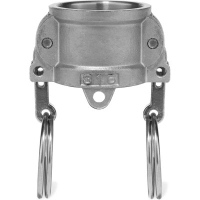 4" 316 Stainless Steel Type DC Coupler with Dust Cap
