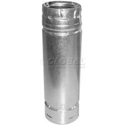 Duravent Straight Pipe 3136B 4"D X 36"H Stainless Steel Black