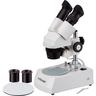 AmScope SE305-PZ 10X-60X Binocular Stereo Microscope