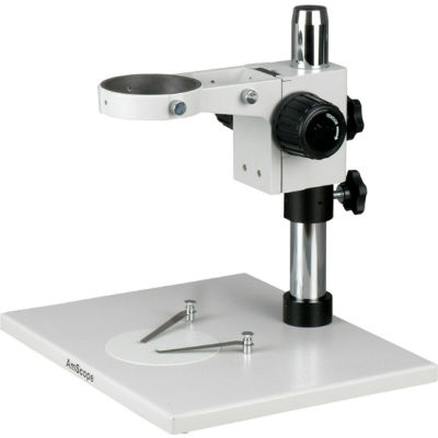 AmScope TS100-FR Super Large Microscope Table Stand with Focusing Rack