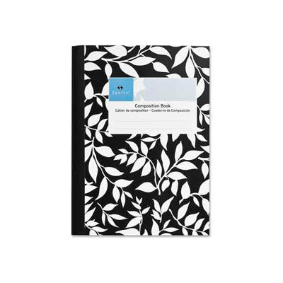 Sparco™ Composition Notebook, 7-1/2" x 10", College Ruled, Black Marble, 80 Sheets/Pad