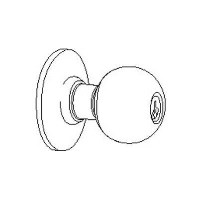 Ultra Hardware Bar Panic Entry Knob - Stainless Steel