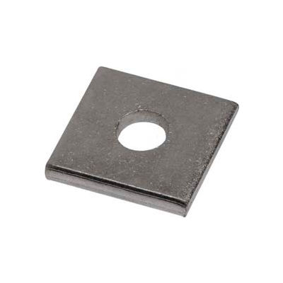 Unistrut 1-5/8" Square Washer P1063eg, 1 Hole, Electro-Galvanized, 3/8" - Pkg Qty 100