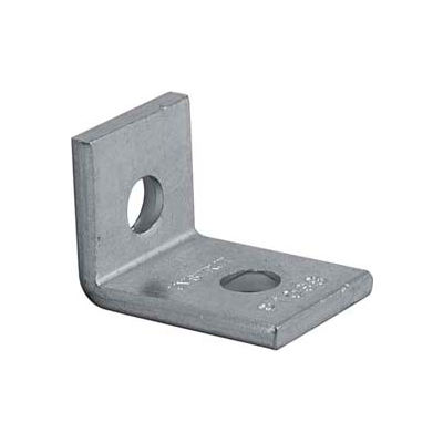 Unistrut 1-5/8" 90° Fitting P1068eg, 2 Hole, Electro-Galvanized - Pkg Qty 50
