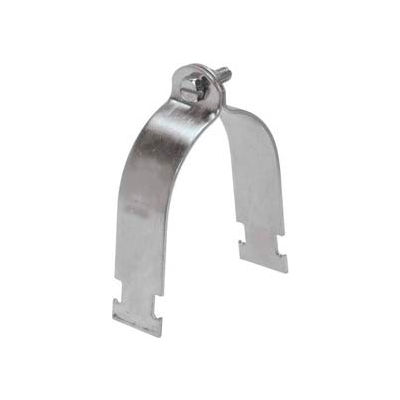 Unistrut 1-5/8" Rigid Steel Conduit Clamp P1112eg, Electro-Galvanized, 3/4" - Pkg Qty 100