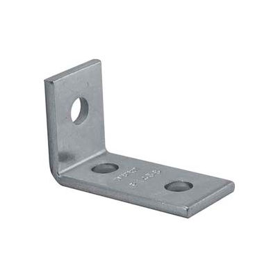 Unistrut 1-5/8" 90° Fitting P1458eg, 3 Hole, Electro-Galvanized - Pkg Qty 50