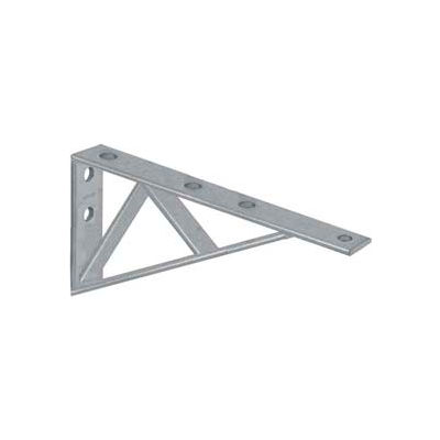 Unistrut 1-5/8" Bracket P1777eg, Electro-Galvanized, 16-1/2" - Pkg Qty 5