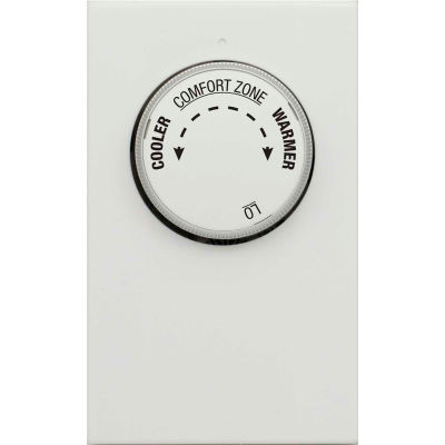 LUX Line Voltage Mechanical Thermostat LV11 - 1 Stage Heat Only, Single Pole 120/240 VAC - Pkg Qty 10
