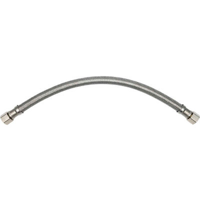 THEWORKS® SS Faucet Supply line - 3/8" OD x 3/8" OD x 12"