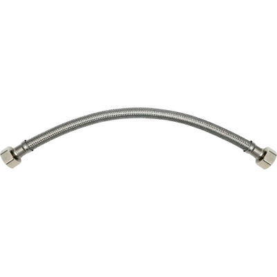 THEWORKS® SS Faucet Supply line - 1/2" FIP x 1/2" FIP x 20"