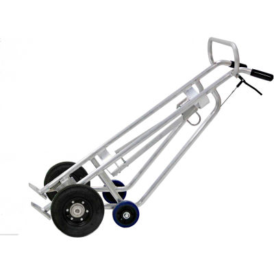 Valley Craft® EZY-Rol™ 4-Wheel Aluminum Drum Truck F82960A1 - Brakes - Pneumatic Wheels