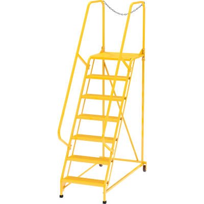 Maintenance Ladder - 7 Step Perforated - Yellow | B2871453 ...