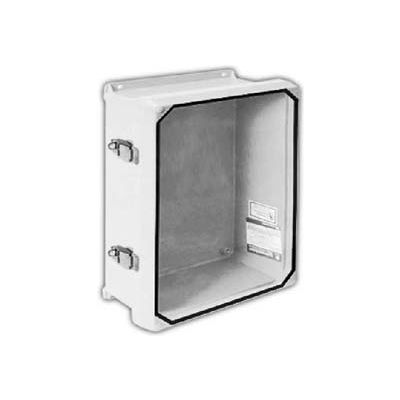 Vynckier CVJ1614NHWPL2 CVJ 16" X 14" Non-Metallic Enclosure/Clearview Window/2 Padlockable Latches