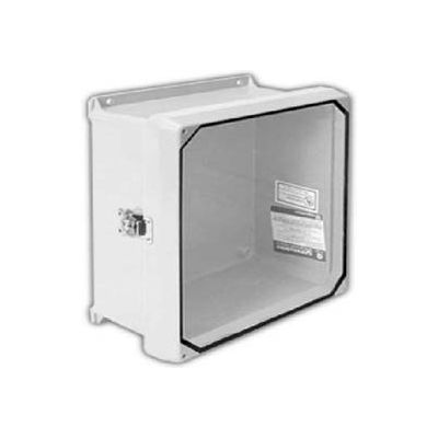 Vynckier CVJ606NHWLL1 CVJ 6" X 6" Non-Metallic Enclosure/Clearview Window/1 Twist Latch