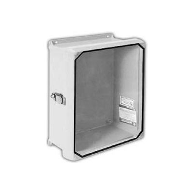 Vynckier CVJ606NHWPL1 CVJ 6" X 6" Non-Metallic Enclosure/Clearview Window/1 Padlockable Latch