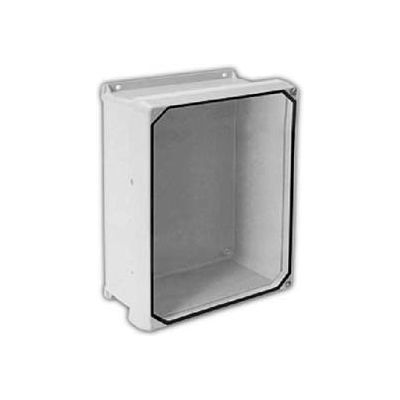 Vynckier CVJ806HW CVJ 8" X 6" Non-Metallic Enclosure, Clearview Window, Hinge, 2 Corner Screws