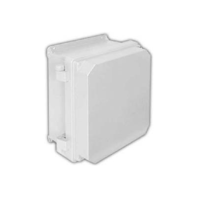 Vynckier RVJ1614NHW RVJ 16" X 14" Non-Metallic Enclosure, Raised Cover, Non-Metallic Hinge, 2 Screws