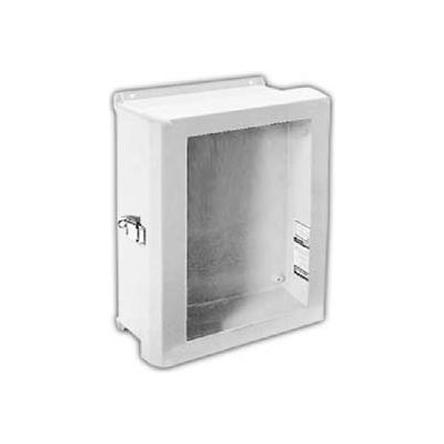 Vynckier VJB1008NHWPL1 VJB 10" X 8" Non-Metallic Enclosure/Bonded Window/1 Padlockable Latch