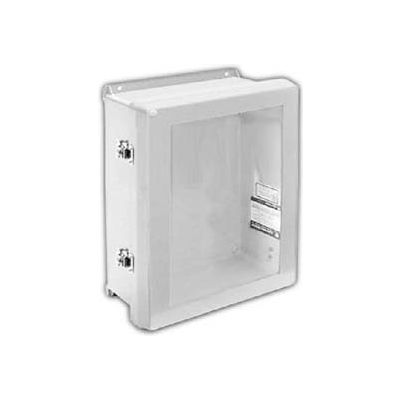 Vynckier VJB1412NHWLL2 VJB 14" X 12" Non-Metallic Enclosure/Bonded Window/2 Twist Latch