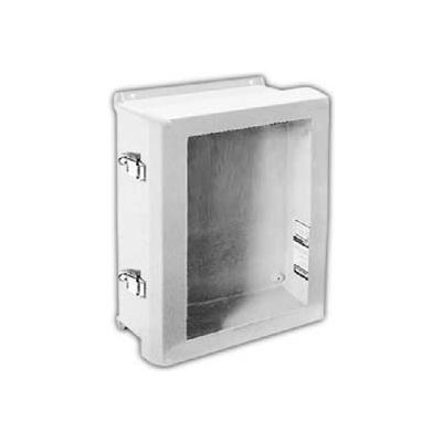 Vynckier VJB1816NHWPL2 VJB 18" X 16" Non-Metallic Enclosure/Bonded Window/2 Padlockable Latch