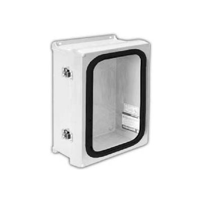 Vynckier VJG1816NHWLL2 VJG 18" X 16" Non-Metallic Enclosure/Gasket Window/2 Twist Latch