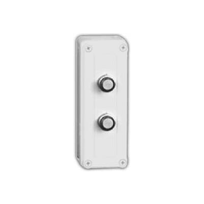 Vynckier Vm733-Pbs2 Vm 7" X 3" X 3" Non-Metallic Enclosure, 2 30.5mm Push Button Holes - Min Qty 3