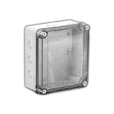 Vynckier Vm776ctk Vm 7" X 7" X 6" Non-Metallic Enclosure, Transparent Cover, Knockouts - Min Qty 2