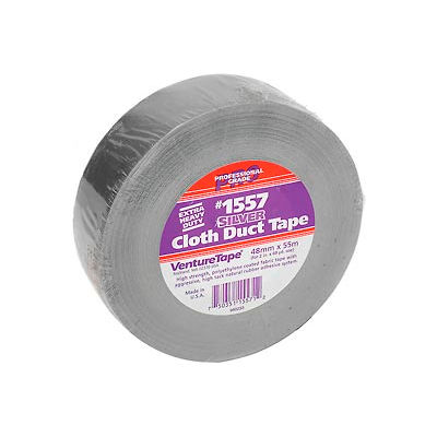 3M™ VentureTape Premium Cloth Duct Tape, 2 IN x 60 Yards, Silver, 1557
