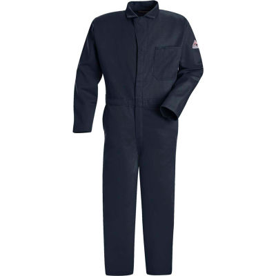 EXCEL FR® Flame Resistant Classic Coverall CEC2, Navy, Size 46 Regular