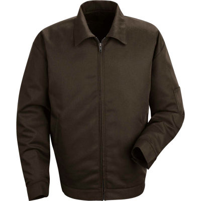 Red Kap® Slash Pocket Jacket Regular-L Brown JT22