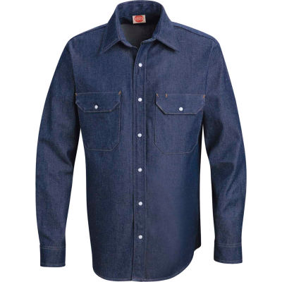 Red Kap® Men's Deluxe Denim Shirt Long-XL SD78-SD78DNLNXL