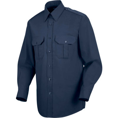 Horace Small Sentinel® Unisex Basic Security Long Sleeve Shirt Navy L323 - SP56