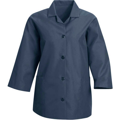 Red Kap® Women's Smock 3/4 Sleeve Navy Regular-S - TP31
