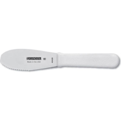 3 1/2" Sandwich Spreader, Wavy Edge Polypropylene Handle