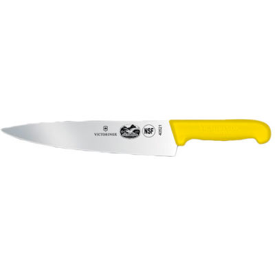 10", 2-1/4" at Yellow Fibrox  Handle, Chef Knife