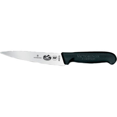 Victorinox 6 Chefs Knife, Black Fibrox Handle 40570
