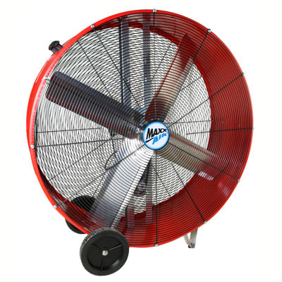 MaxxAir™ 36" Direct Drive Heavy Duty Portable Barrel Fan BF36DD RED 9000 CFM