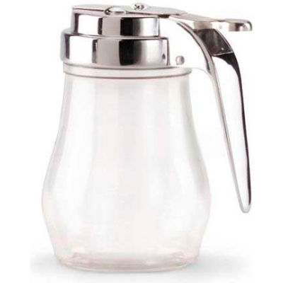 Vollrath 1206 - Syrup Server, Clear Polycarbonate, 7 Oz. Capacity, W/ Dripcut® Top - Pkg Qty 12