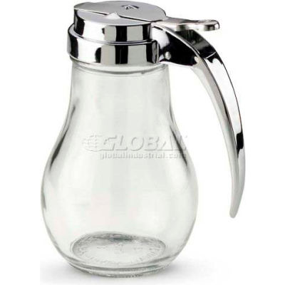 Vollrath, Traex Dripcut Servers, 214, Glass Jar W/ Top, 14 Oz - Pkg Qty 12