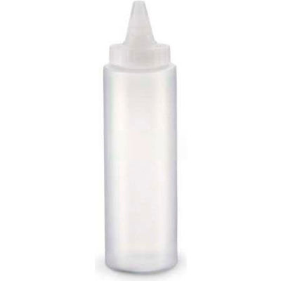 Vollrath® 2908-13, Traex Squeeze Dispenser Bottle, Clear, Twist Close Cap, 8 Oz. - Pkg Qty 12