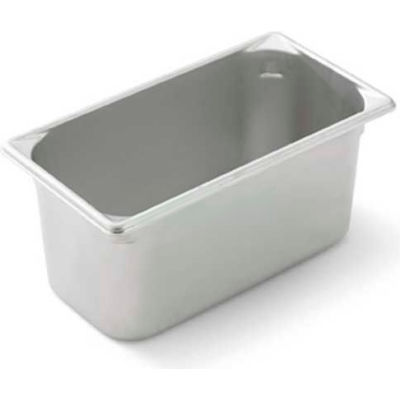 Vollrath® Super Pan V Stainless Steam Table Pan, 30362, 6" Depth, 1/3 Size - Pkg Qty 6
