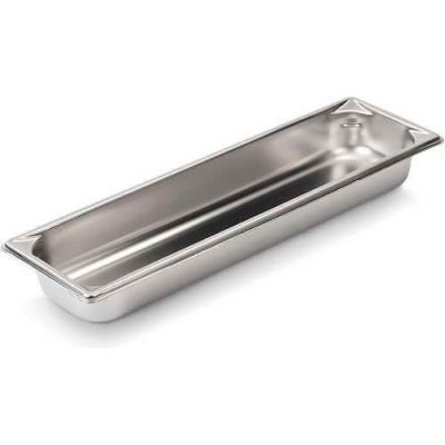 Vollrath, Super Pan V Stainless Steam Table Pan, 30522, 2-1/2" Depth, 2/4 Size - Pkg Qty 6
