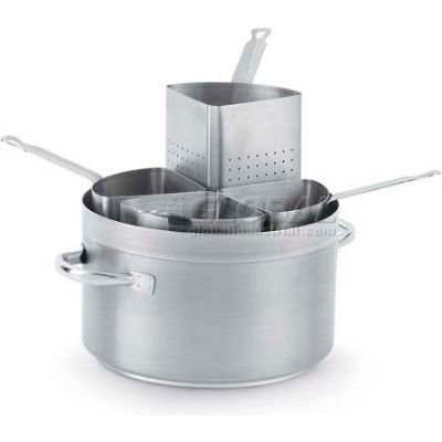 Vollrath, Centurion Four-Segment Pasta Inserts, 3158, 5-1/2 Quart Capacity, 4-Pc