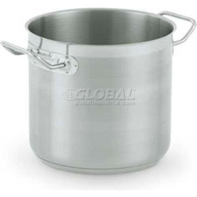 Vollrath® Optio Stock Pot, 3503, 9-1/2" Depth, 21 Gauge, With Cover - Pkg Qty 2