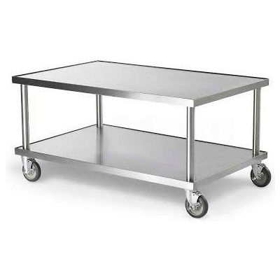 Vollrath® Heavy Duty Mobile Stand, 4087948, Stainless Steel, 48" X 30" X 24"