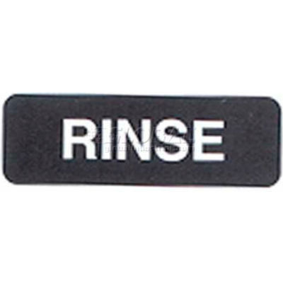 Vollrath® Rinse Sign, 4522, 3" X 9"