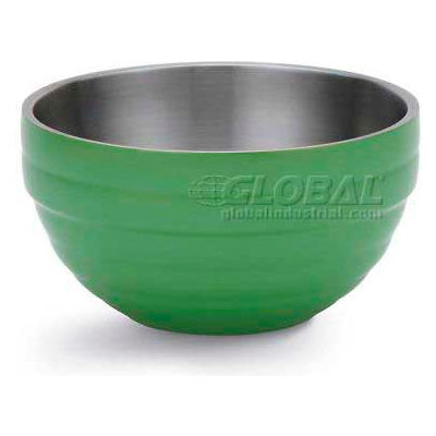 Vollrath, Double-Wall Insulated Serving Bowl, 4659135, 3.4 Quart, Green Apple - Pkg Qty 6